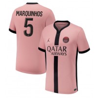 Dres Paris Saint-Germain Marquinhos #5 Tretina 2024-25 Krátky Rukáv